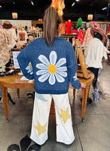 Load image into Gallery viewer, HCB - Oversized Daisy Knit Sweater