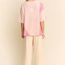 Load image into Gallery viewer, Davi & Dani - Love Daisy Patchwork Top