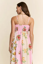 Load image into Gallery viewer, J.nna - Stripe Floral Pattern Jumpsuit