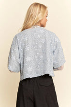 Load image into Gallery viewer, Davi & Dani - Ruffle Short Sleeve Babydoll Mesh Top
