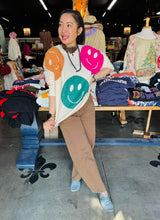 Load image into Gallery viewer, Davi & Dani - Smiley Face Sweater - Cream
