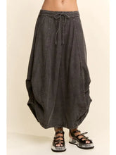 Load image into Gallery viewer, Davi & Dani - Washed Denim Parachute Skirt