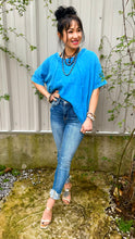 Load image into Gallery viewer, WASHED DOUBLE GAUZE RAGLAN SLEEVE SHIRT