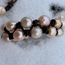 Load image into Gallery viewer, HC - Flamingo Pink Gold Pearl Double Bracelet ( Supper Rare )