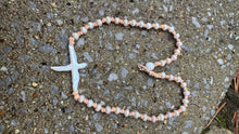 Load image into Gallery viewer, HC - Exclusive Baroque Pearl Cross Pearls Necklace 20"