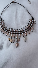 Load image into Gallery viewer, HC - Flamingo Pink Gold Pearl Collar Necklace 16"-20"