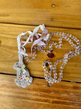 Load image into Gallery viewer, A Rare Bird - Beaded Bunnies Necklace - Pink
