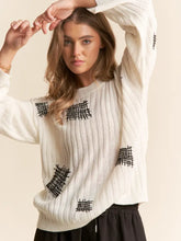 Load image into Gallery viewer, J.NNA - Knit Ribbed Sweater Top