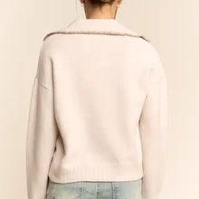 Load image into Gallery viewer, Davi & Dani - Cream Granny V Neck  Sweater Top