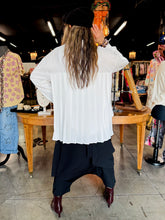 Load image into Gallery viewer, HCB - Loose Buttoned Pleated Solid Shirts Tops
