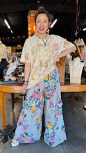 Load image into Gallery viewer, Palazzo Linen Flower Pant