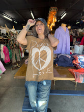 Load image into Gallery viewer, Jaded Gypsy - Moon Dance Tee - Peace & Love