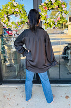 Load image into Gallery viewer, HC - Black Satin Classic Beauty Top