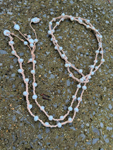 Load image into Gallery viewer, HC - Lariat Love Never End White Necklaces 75"