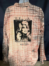 Load image into Gallery viewer, Infidel Nation Apparel - Whoop Jolene Bleached Button Down Shirt