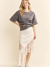 Load image into Gallery viewer, Davi & Dani - Run Wild Horse Graphic Mineral Wash Top
