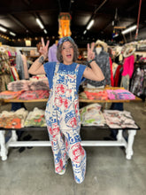 Load image into Gallery viewer, Bluevelvet - Vintage Print Overalls