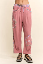 Load image into Gallery viewer, Davi & Dani - Drastring Elastic Waist Knit Texture Pants