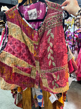 Load image into Gallery viewer, Indi and Sai - Kantha Sleeveless Button Top One Size