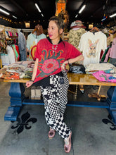 Load image into Gallery viewer, I Love Linen - Harem Pant Black & White Check