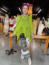 Load image into Gallery viewer, Crochet Uneven Hem Summer Sweater