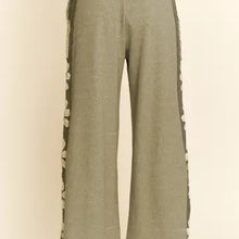 Load image into Gallery viewer, Davi & Dani - Milli Mix Matched Flower Patch Sweatpants - Sage