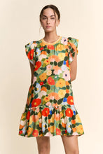 Load image into Gallery viewer, Davi & Dani - Ruffle Sleeve Floral Dress