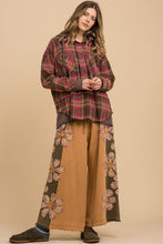 Load image into Gallery viewer, Bluevelvet - ELASTIC WAIST BAND WITH STRING FLOWER PATCH WORK PANTS