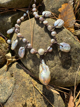 Load image into Gallery viewer, HC - Rain Trop Charming Siler Pearls Necklace