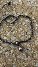 Load image into Gallery viewer, HC - 2'FER ANGLE TROP BLACK PEARLS NECKLACE