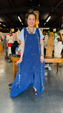 Load image into Gallery viewer, Fringe Linen Maxi Dress