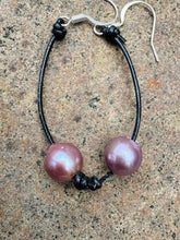 Load image into Gallery viewer, HC - Handmade Pink Pearls Earrings