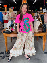 Load image into Gallery viewer, I Love Linen - "SPIRIT DRAGON TEE" - PINK