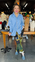 Load image into Gallery viewer, Patchwork Linen Harem Pants