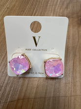 Load image into Gallery viewer, The King Collection - Large Square Studded Earrings