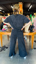 Load image into Gallery viewer, BoBo Mineral Wash Boho Ruffle Cargo Pants