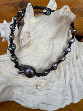 Load image into Gallery viewer, HC Handcrafted  Black Pearl Chocker  - Double Strands