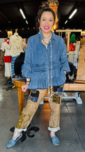 Load image into Gallery viewer, Patchwork Linen Harem Pants