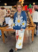 Load image into Gallery viewer, HCB - Oversized Daisy Knit Sweater