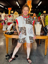 Load image into Gallery viewer, Davi & Dani - Tiger Leopard Patchwork Set