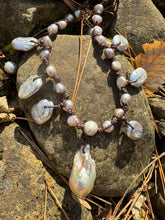 Load image into Gallery viewer, HC - Rain Trop Charming Siler Pearls Necklace