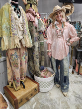 Load image into Gallery viewer, A Rare Bird - Pink Linen Eyelet Top
