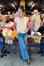 Load image into Gallery viewer, Pixi + Ivy -Cap Sleeve Essential Layering Sweater Top Ivory