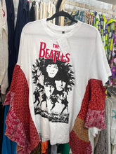 Load image into Gallery viewer, Indi and Sai - Upcycle Kantha Band Tee One OF The Kind