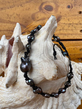 Load image into Gallery viewer, HC Handcrafted  Black Pearl Chocker  - Double Strands