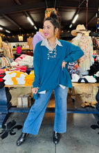 Load image into Gallery viewer, Pixi + Ivy - Free flow top - Teal