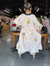 Load image into Gallery viewer, I Love Linen - Tunic Dress with Sketch of Sitting Bull & Florals