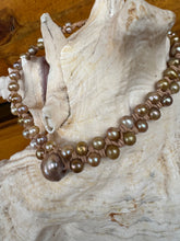 Load image into Gallery viewer, HC Handcrafted  Gold Pearl Chocker - Double Strands