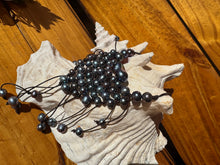 Load image into Gallery viewer, HC Handmade Pearls - Black Pearl Collar Tie Choker