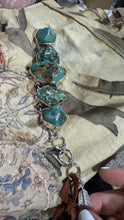 Load image into Gallery viewer, A Rare Bird -Turquoise In Sterling Silver Bracelet ( one of the kind)